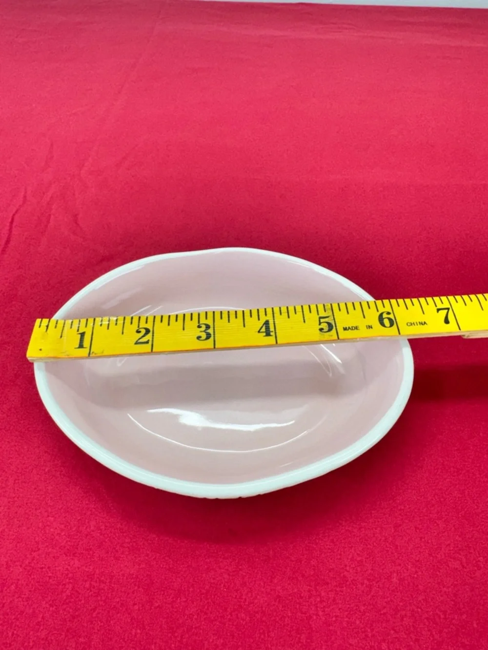Rae Dunn Pink Ceramic 'SPOILED' Pet Dish - Picture 5 of 6